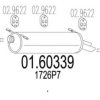 MTS 01.60339 End Silencer
